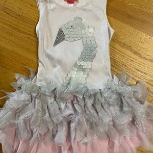 Size 4t Kate Mack flamingo dress